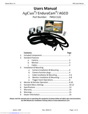 Dakota Micro AgCam EnduraCam AGCO 7MQ-C1 User Manual
