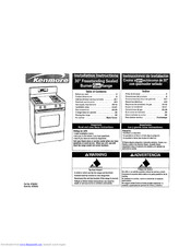 Kenmore 66572163300 Installation Instructions Manual