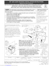 Kenmore 79036673401 Installation Instructions Manual