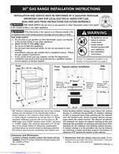 Kenmore 79078033300 Installation Instructions Manual