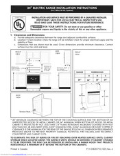 Kenmore 79090102206 Installation Instructions Manual