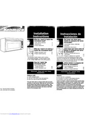 Kenmore 66568680891 Installation Instructions Manual