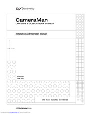 GRASS VALLEY CameraMan CPT-2018 Installation And Operation Manual