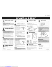 Kenmore 40289032010 Installation Manual
