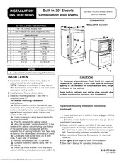 Jenn-Air JMW8330DAB15 Installation Instructions Manual