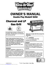 King-Griller Double Play 5252 Owner's Manual