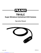 Pulnix TM-5LC Operation Manual