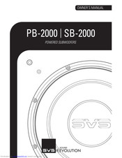 Svs Pc 00 Manuals Manualslib