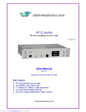 Stahl-electronics HF-D 200 User Manual