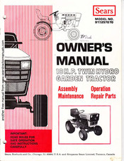 Sears 917.257070 Owner's Manual