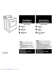 Inglis IJ84002 Installation Instructions Manual