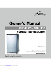 Royal Sovereign RMF-113SS Owner's Manual