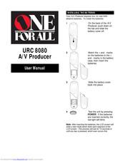 One Forall URC 8080 User Manual