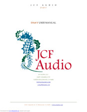JCF Audio DA8-V User Manual