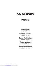 M-Audio Nova User Manual