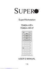 Supero SuperWorkstation7046A-HR+F User Manual