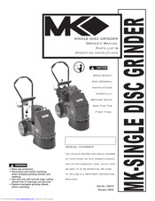 MK Diamond Products MK-SDG E1 Owner's Manual