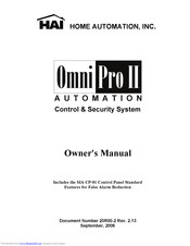 Home Automation II Owner's Manual
