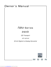Moon 260D Neo Series Owner's Manual