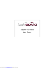 MediaSonic MS9400 HD FrEND User Manual