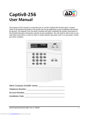 ADE Captiv8-256 User Manual