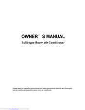 Carrier CS311-U Owner's Manual