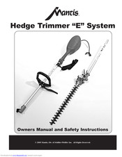 Mantis 330105 Owner's Manual And Safety Instructions