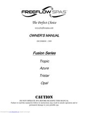 Freeflow Spas Azure Owner's Manual