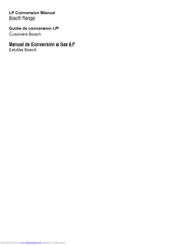 Bosch HGS3052UC-01 Manual