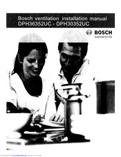 Bosch DPH36352UC Installation Manual