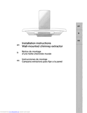 Bosch DKE9505AUC Installation Instructions Manual
