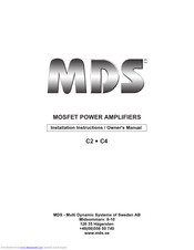 MDS Mosfet C4 Installation Instructions & Owner's Manual