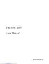Bountiful WiFi Router User Manual