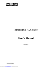 Okina Professional H.264 DVR User Manual