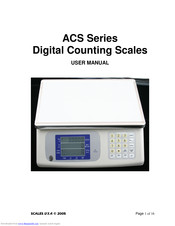 Scales USA ACS003AC User Manual