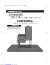 BRINKMAN Smoke King Deluxe Owners Manual Assembly And Operating Instructions