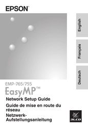 Epson EasyMP EMP-755 Setup Manual