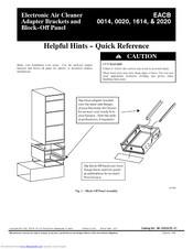 Carrier EACB0020 Quick Reference Manual