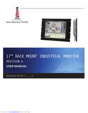 HIS Rack Mount Industrial Monitor HIS-RL17 User Manual
