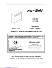Kozy-World EIR2232 Installation Instructions And Owner's Manual