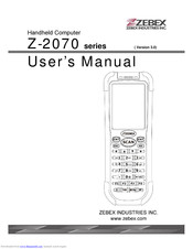 Zebex Z-2070 series User Manual