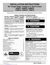 Icp N9MPD125L20A2 Installation Instructions Manual