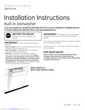 GE GLD4644V00SA Installation Instructions Manual