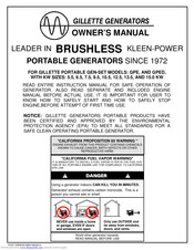 Gillette GPED Series Owner's Manual