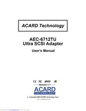 Acard AEC-6712TU User Manual