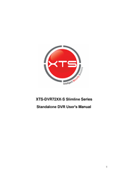 XTS DVR72XX-S User Manual