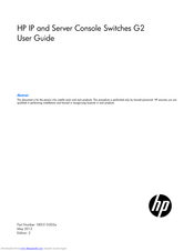 HP IP Console Switch G2 User Manual