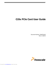 Freescale Semiconductor C29x User Manual