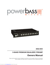 PowerBass XEQ-9XO Owner's Manual