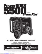 Generac power systems PowerBOSS 5500 Storm-Plus Manuals | ManualsLib